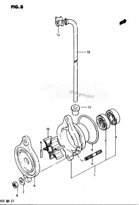 DT2 From 0201-300001 ()  1978 drawing WATER PUMP