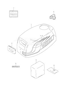 DT4 From 00402-151001 ()  2001 drawing ENGINE COVER