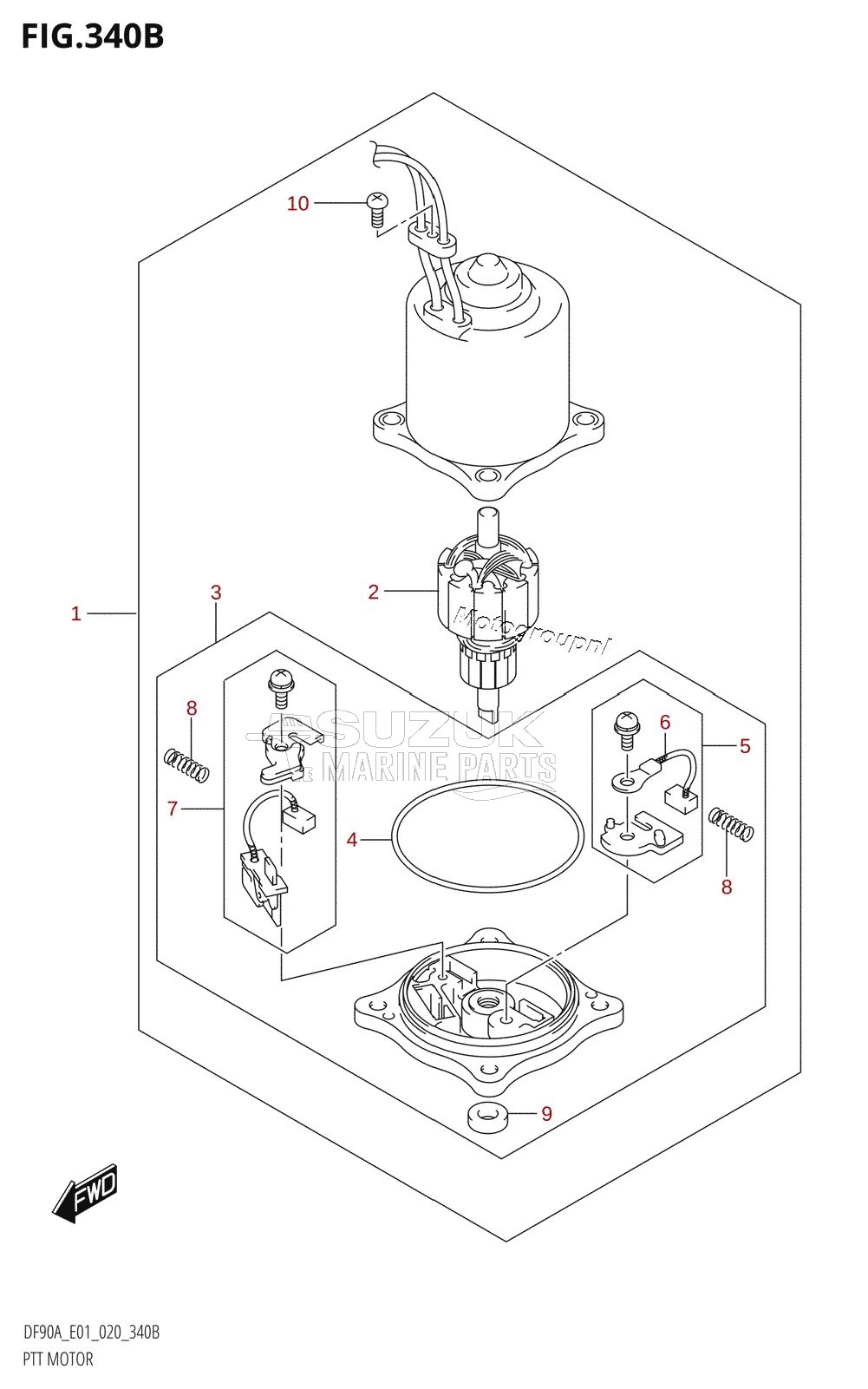 PTT MOTOR (DF100B)