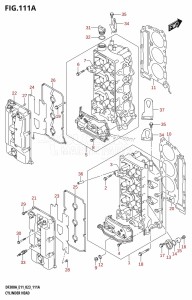 DF250A From 25003P-040001 (E01 E03 E40)  2020 drawing CYLINDER HEAD