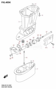 DF50A From 05003F-210001 (E01)  2012 drawing DRIVE SHAFT HOUSING (DF60ATH:E01)