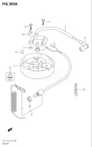 00252F-410001 (2014) 2.5hp P01-Gen. Export 1 (DF2.5) DF2.5 drawing MAGNETO