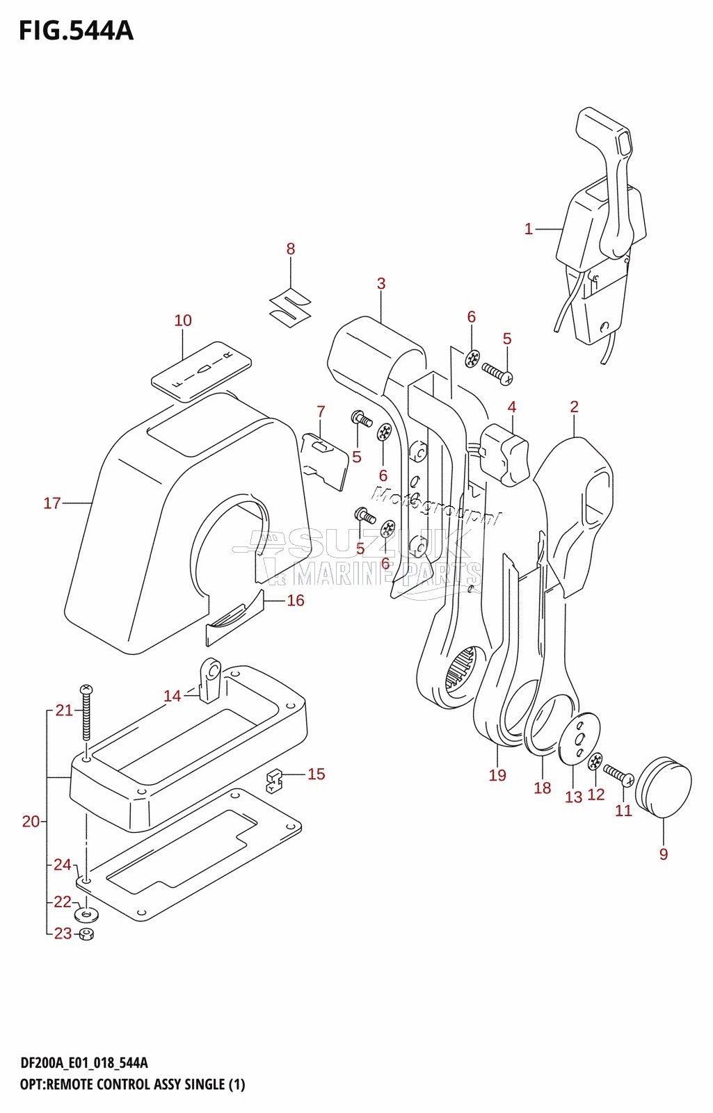 OPT:REMOTE CONTROL ASSY SINGLE (1)