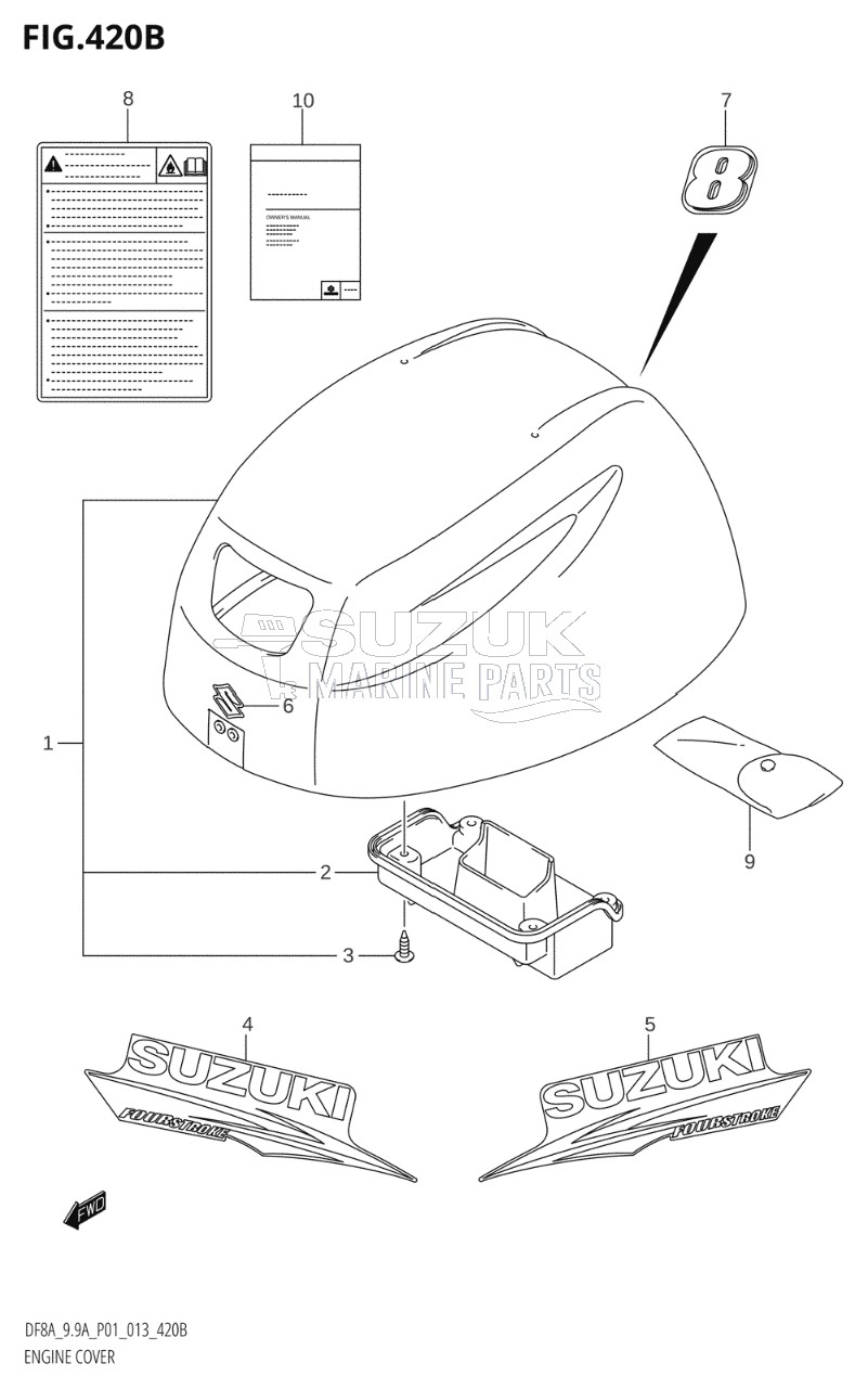 ENGINE COVER (DF8AR:P01)