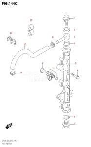 06002F-210001 (2012) 60hp E03-USA (DF60A) DF60A drawing FUEL INJECTOR (DF60A:E03)