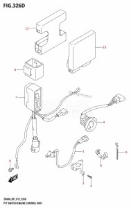 DF50A From 05003F-210001 (E01)  2012 drawing PTT SWITCH /​ ENGINE CONTROL UNIT (DF50A:E01)