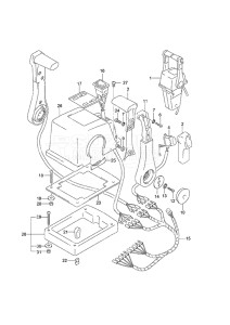 Outboard DF 115A drawing Top Mount Dual (1)