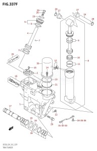 DF200Z From 20002Z-210001 (E01 E40)  2012 drawing TRIM CYLINDER (DF225T:E40:(X-TRANSOM,XX-TRANSOM))