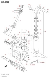 DF225Z From 22503Z-210001 (E03)  2012 drawing TRIM CYLINDER (DF250Z:E03:(X-TRANSOM,XX-TRANSOM))