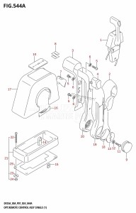 DF30A From 03003F-440001 (P01 - P40)  2024 drawing OPT:REMOTE CONTROL ASSY SINGLE (1) (DF25AT,DF30AR,DF30AT,DF30ATH)