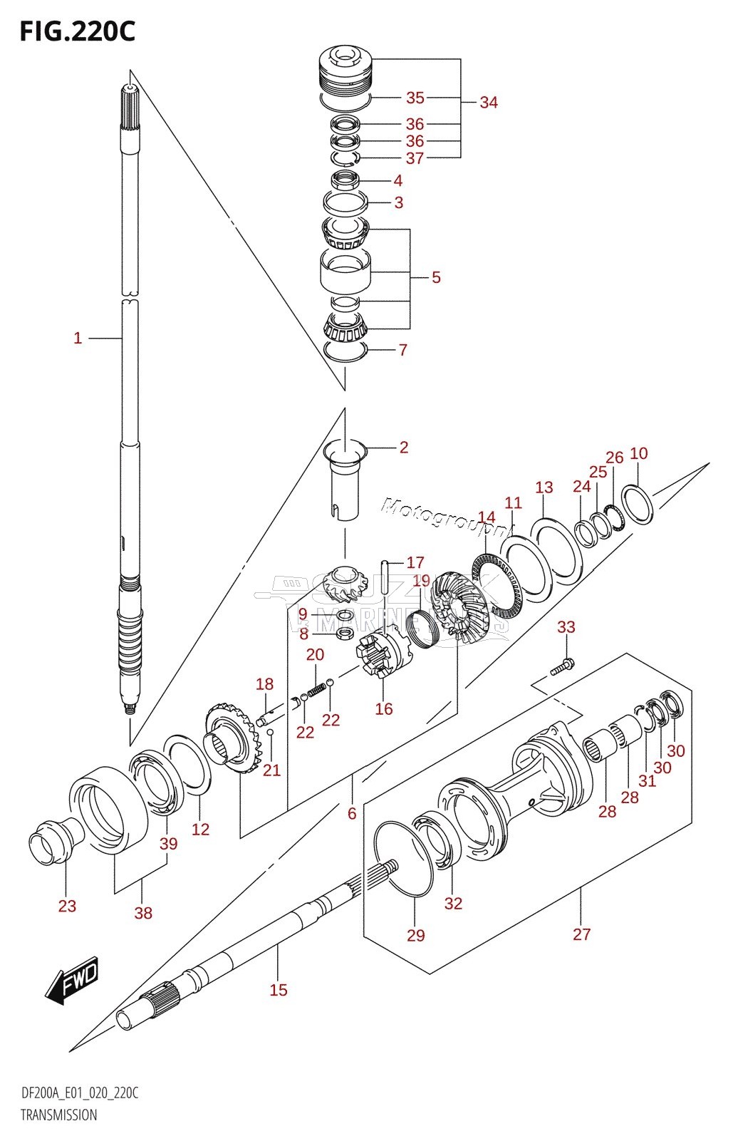 TRANSMISSION (DF175AZ,DF150AZ)