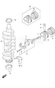 DF 90A drawing Crankshaft