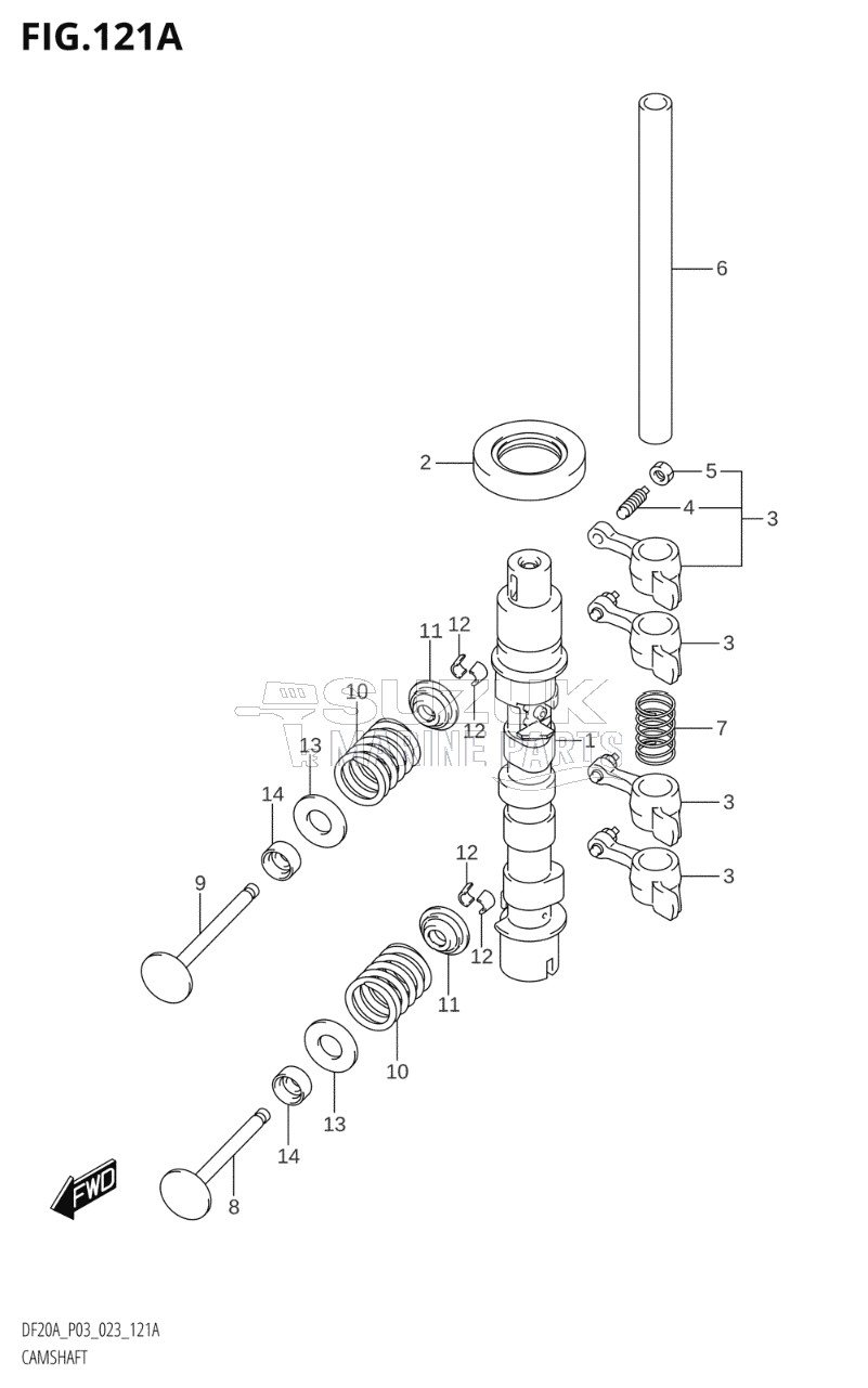 CAMSHAFT (W / MANUAL STARTER)