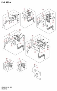 DF175AT From 17503F-440001 (E11 - E40)  2024 drawing OPT:SWITCH