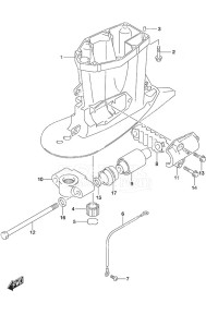 DF 175A drawing Drive Shaft Housing (C/R)