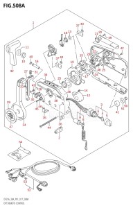 02504F-710001 (2017) 25hp P01-Gen. Export 1 (DF25A  DF25AR  DF25AT  DF25ATH) DF25A drawing OPT:REMOTE CONTROL (DF25A:P01)