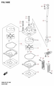 DF50A From 05004F-910001 (E01)  2019 drawing WATER PUMP (DF60AQH:E01,DF60ATH:E01)