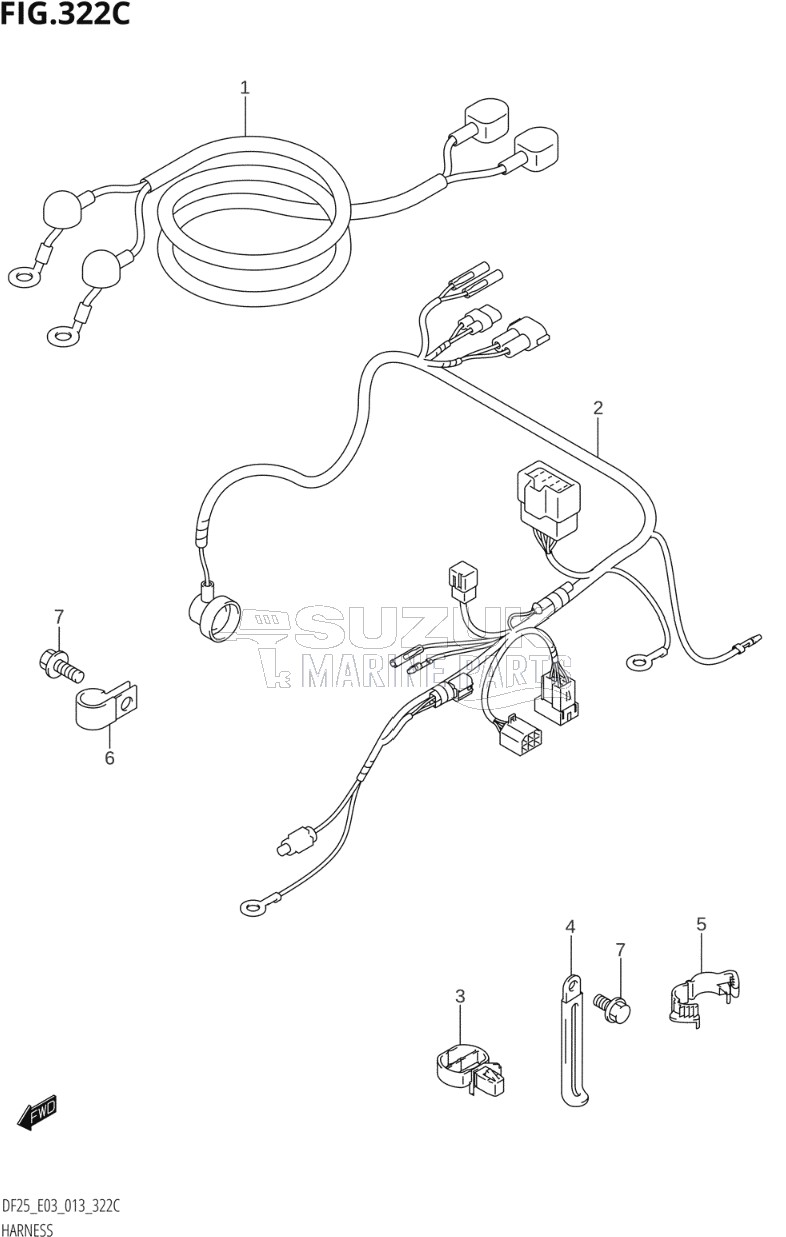 HARNESS (DF25Q:E03)