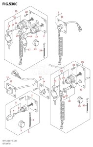 DF175T From 17502F-510001 (E03)  2015 drawing OPT:SWITCH (DF150Z:E03)