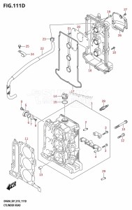 DF50A From 05003F-510001 (E01)  2015 drawing CYLINDER HEAD (DF40AST:E34)