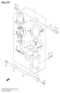 DF40A From 04004F-210001 (E34-Italy)  2012 drawing TRIM CYLINDER (DF40AST E34)