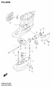 DF100B From 10004F-910001 (E01 E40)  2019 drawing DRIVE SHAFT HOUSING (DF70ATH,DF80A,DF90ATH)