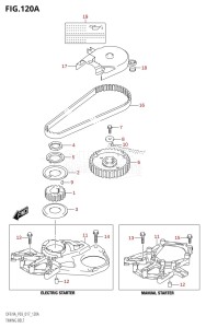 DF8A From 00801F-710001 (P03)  2017 drawing TIMING BELT (DF8A:P03)