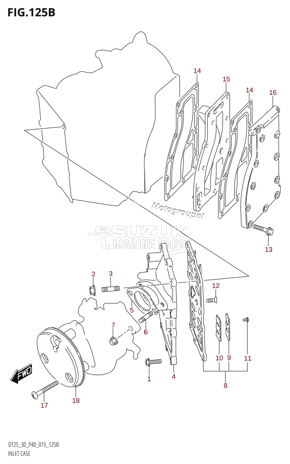 INLET CASE (DT30:P40)