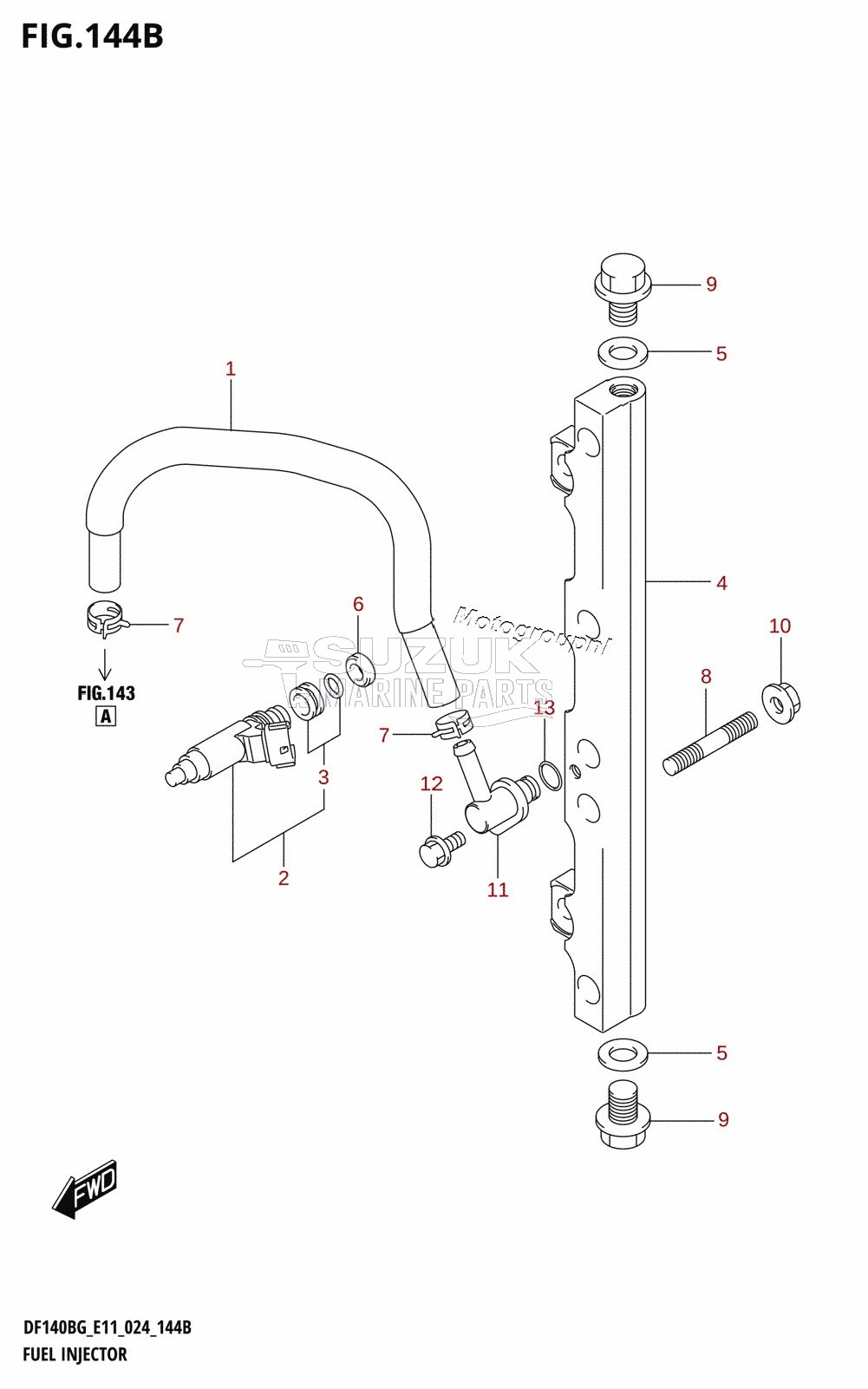 FUEL INJECTOR (E40)