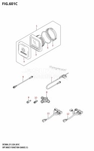 DF250A From 25003P-440001 (E11 - E40)  2024 drawing OPT:MULTI FUNCTION GAUGE (1) (E40)