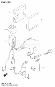 DF40A From 04003F-710001 (E01)  2017 drawing PTT SWITCH /​ ENGINE CONTROL UNIT (DF50AVT:E01)