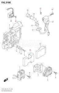 02504F-710001 (2017) 25hp P01-Gen. Export 1 (DF25A  DF25AR  DF25AT  DF25ATH) DF25A drawing RECTIFIER / IGNITION COIL (DF30A:P40)