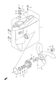 DF 2.5 drawing Gear Case