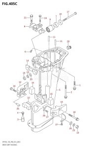 DT15A From 01504-410001 (P40)  2014 drawing DRIVE SHAFT HOUSING (DT9.9AK:P36)