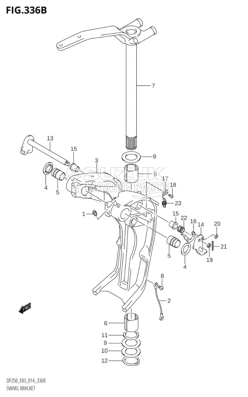 SWIVEL BRACKET (DF200Z:E03)