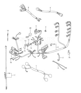 Outboard DF 90 drawing Harness