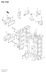 DF60 From 06001F-680001 (E03)  2006 drawing CYLINDER BLOCK