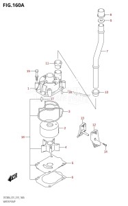 DF200A From 20003F-910001 (E01 E40)  2019 drawing WATER PUMP (DF200AT,DF175AT,DF175AZ)