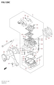 DF25 From 02503F-310001 (E01)  2013 drawing CARBURETOR (DF25Q:E01)