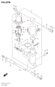 06003F-610001 (2016) 60hp E03-USA (DF60AVT) DF60A drawing TRIM CYLINDER (DF50A:E03)