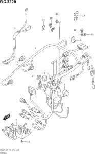 03003F-510001 (2005) 30hp P03-U.S.A (DF30AT  DF30ATH  DT30K10  DT30RK10) DF30A drawing HARNESS (DF25AR:P03)