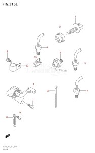 DF225Z From 22503Z-310001 (E01 E40)  2013 drawing SENSOR (DF250Z:E01)