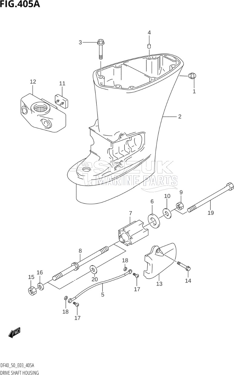 DRIVE SHAFT HOUSING