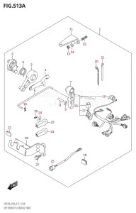 DF9.9A From 00994F-710001 (P03)  2017 drawing OPT:REMOTE CONTROL PARTS (DF8A:P03)