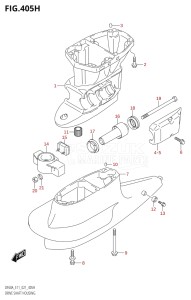 06003F-140001 (2021) 60hp E11-Gen. Export 2 (DF60AVT  DF60AVT_   DF60AVT   DF60AVTH  DF60AVTH_   DF60AVTH) DF60A drawing DRIVE SHAFT HOUSING (SEE NOTE)