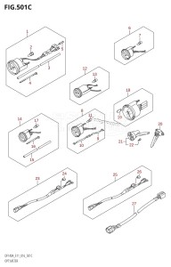 DF115A From 11503F-610001 (E01 E03 E11 E40)  2016 drawing OPT:METER (DF115AT:E40)