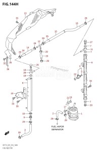 DF175ZG From 17502Z-410001 (E01 E40)  2014 drawing FUEL INJECTOR (DF150ZG:E40)