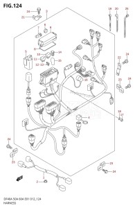 DF40A From 04004F-210001 (E34-Italy)  2012 drawing HARNESS (DF40AQH E01)