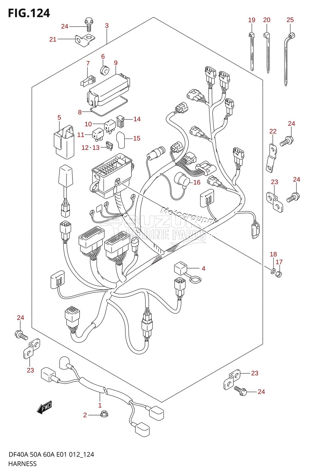 HARNESS (DF40AQH E01)