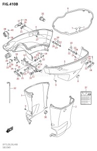 DF150Z From 15002Z-810001 (E03)  2018 drawing SIDE COVER (DF150Z,DF175Z)